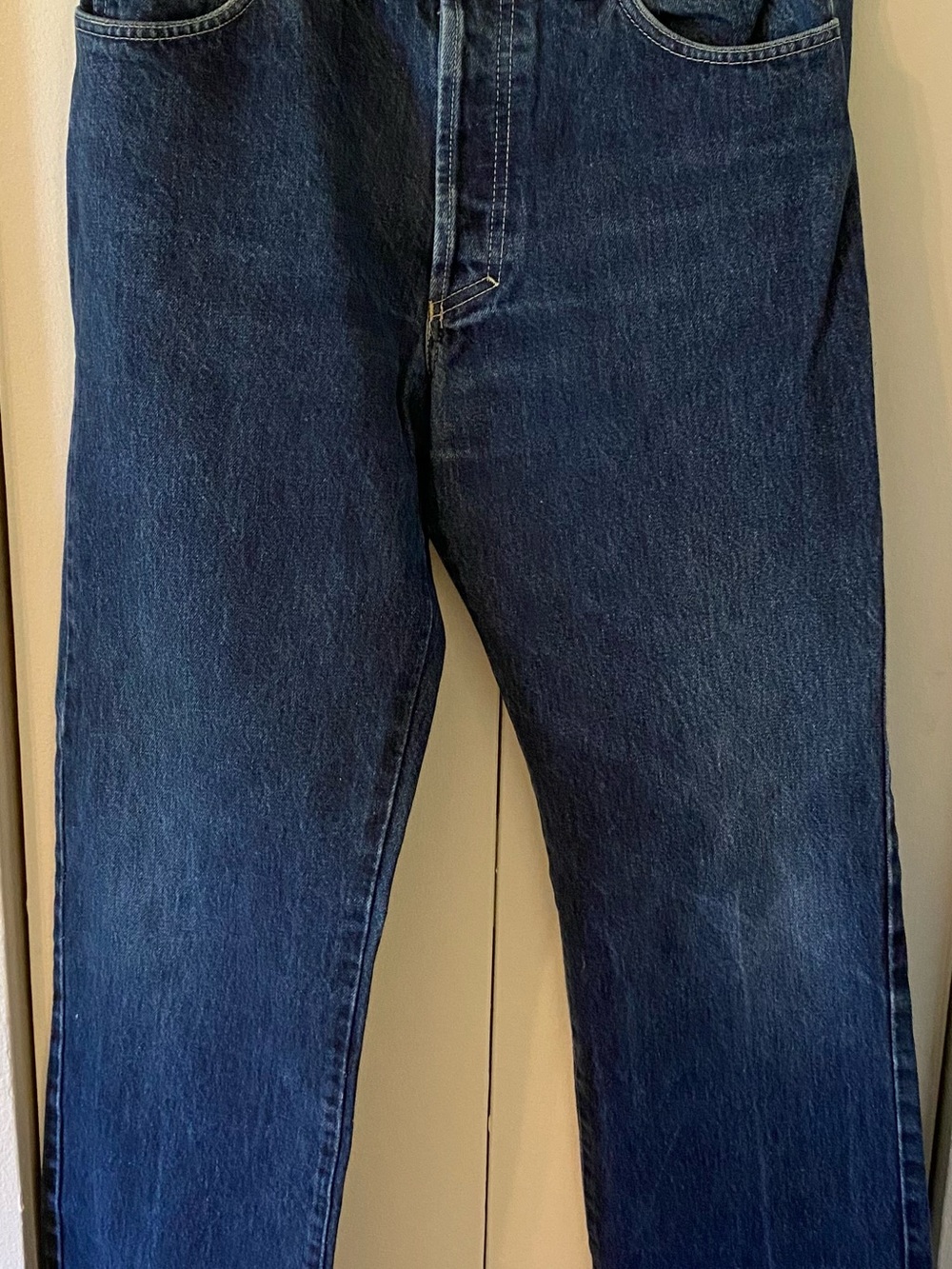 Versace Jeans Collection Men's Straight Leg Dark Indigo Jeans